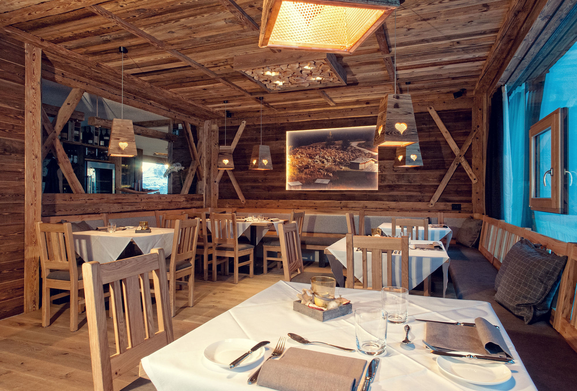 Alpine Hotel Gran Foda' San Vigilio Di Marebbe Ristorante foto